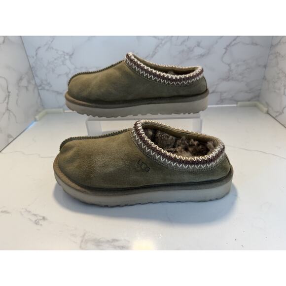 UGG Men's/ Unisex Tasman II Slippers, Moss Green, Size 7 PRE-OWNED - Picture 3 of 7